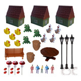 Mega Kit Miniaturas Com 36 Peças Para Suculentas E Terrários