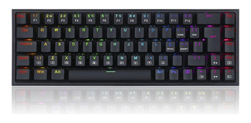 Teclado Gamer Redragon Castor Rgb K631 Switch Blue Abnt2