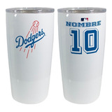 Termo Acero 20 Oz Mlb Los Angeles Dodgers Personalizado