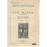 Partitura Coral Ave Maria Nº 35  Schubert 