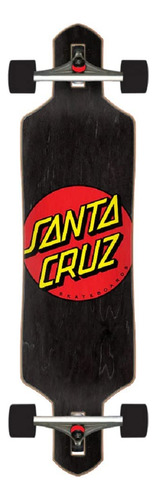 Santa Cruz Classic Dot Drop Thru Cruiser - Patineta, 9 X 36