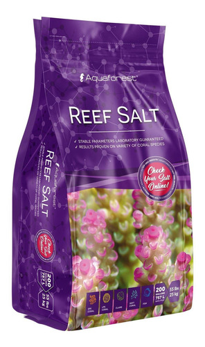 Sal Marinho Aquaforest Reef Salt 25kg 757 Litros 