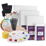 Glokers Canvas Panels Kit De Pintura | El Conjunto De Sumini