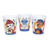 Vasos Descartables Polipapel - Paw Patrol - Pack U Color Azul