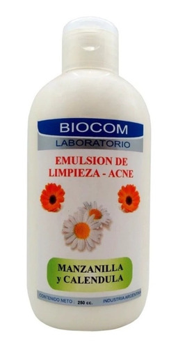 Emulsión De Limpieza Para Cutis Con Acné Biocom 250 Cc