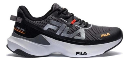 Zapatillas Fila Recovery Color Black/yellow - Adulto 40 Ar