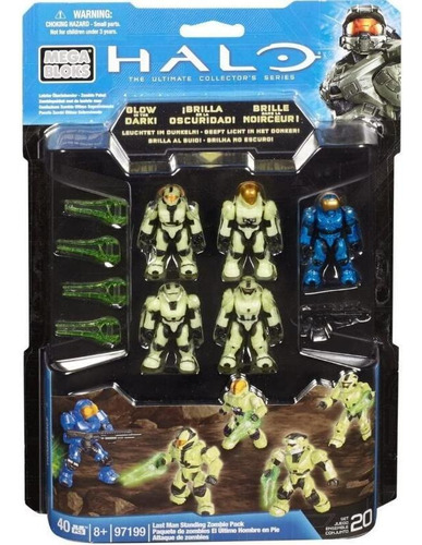 Paquete De Zombis Halo Last Man Standing De Mega Bloks 97199