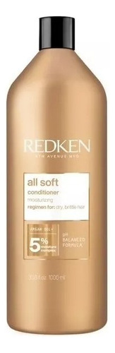 Acondicionador Redken All Soft De Aceite De Argán 1 Litro