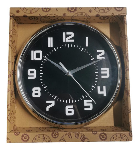 Reloj De Pared Bonux Hogar 25cm Clasico