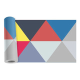 Adesivo Faixa Border Triângulo Geométrico Abstrato Kit B445