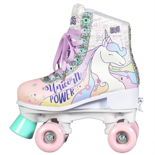 Patin Artistico Extensible Unicornio Niña Roller Patines Pro