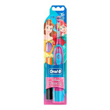 Escova De Dentes Elétrica Oral-b Escova De Dentes Elétrica Disney Princess Rosa 1.5v -