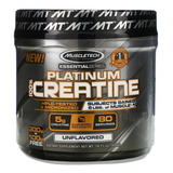 Creatina 100% Platinum Essential Series, 400 G, Sabor Muscletech, Sin Sabor