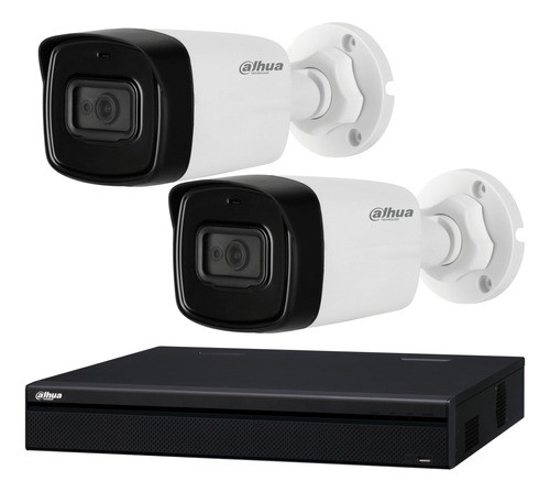 Kit Seguridad Dahua Dvr 4k 4 Ch + 2 Camaras 8mp