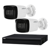 Kit Seguridad Dahua Dvr 4k 4 Ch + 2 Camaras 8mp