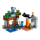 Set De Construcción Lego Minecraft The  Abandoned  Mine 248 Piezas  En  Caja
