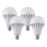 Pack X3 Ampolletas E27 12w Bulb 6000k Blanco Frío