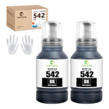 Recambio De Tinta Negra 542 Compatible Impresora Epson ...