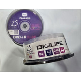 Dvd+r Doble Capa Digilife 25unidades Imprimibles 