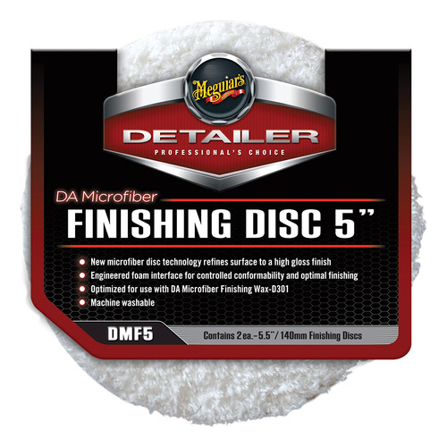 Bonete De Microfibra 5  Meguiars Da Microfiber Finishing Pad