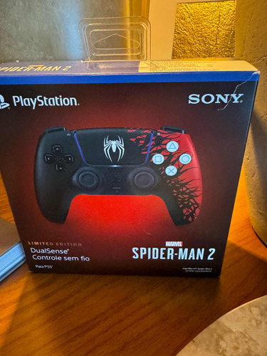 Controle Ps5 Dualsense Edição Limitada Homem Aranha 2 (raro)