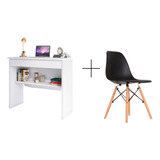 Mesinha Industrial Home Office Moderna + Cadeira Eames