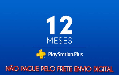 Playstation Plus Psn 01 Ano - Ps4 - Online Agora
