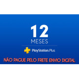 Playstation Plus Psn 01 Ano - Ps4 - Online Agora