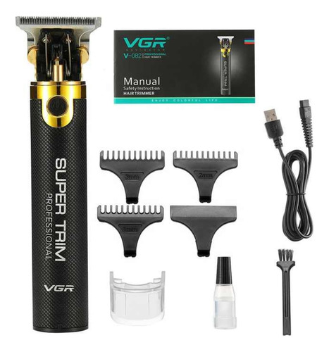 Máquina Pelo Recargable Trimmer Barberia Perfecciona Detalle