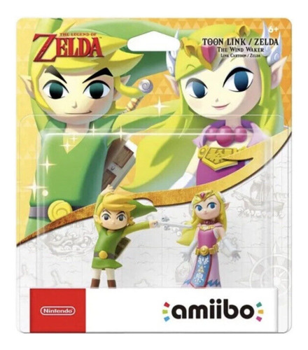 Amiibo Toon Link Zelda Wind Waker Bundle Nuevo Envio Gratis