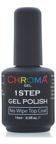 Chroma Gel No Limpie Top Coat Gel Polish 15 Ml