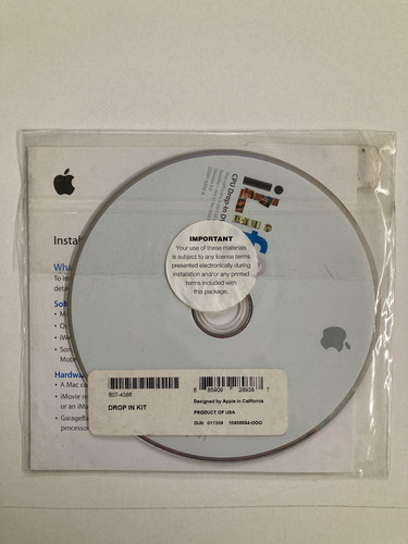 Ilife 09 Dvd, Versión 9.0 (2z691-6033-a) - Apple De 2009