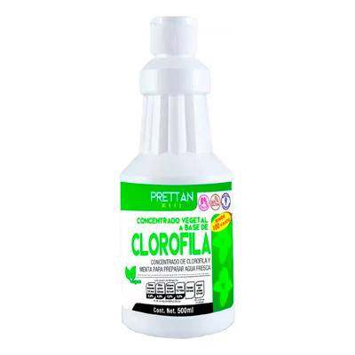 Clorofila Liquida Concentrado Vegetal Prettan Xiii 500 Ml | MercadoLibre
