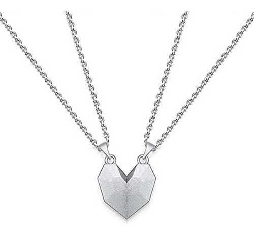 Collar Pareja Mi Medio Corazon + Estuche Gamushop