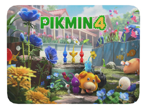 Mouse Pad Pikmin Gamer 17cm X 21cm D80