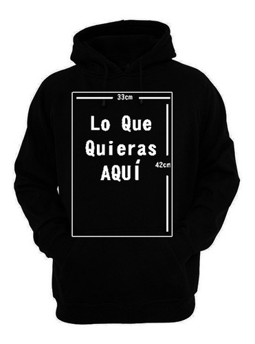 Sudadera Personalizada Cualquier Diseño En Serigrafia 1080p