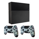 Combo Soporte Pared Ps4 Fat Slim Pro + 2 Sop Joystick Con Tornillos Y Tarugos - Mandos Playstation - Excelente Calidad!