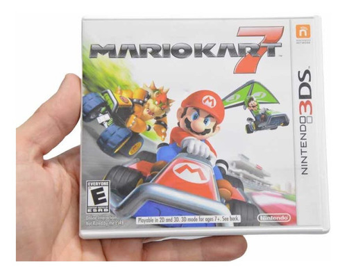 Nintendo 3ds Videojuego Mario Kart 7 Usado Caja Instructivos