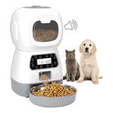 Comedouro Pet Automático Alimentador Cães Gatos Ração Inox