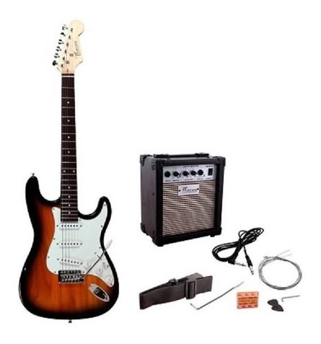 Pack Guitarra Eléctrica Pac 10sb Sunburst Scorpion Hamelin