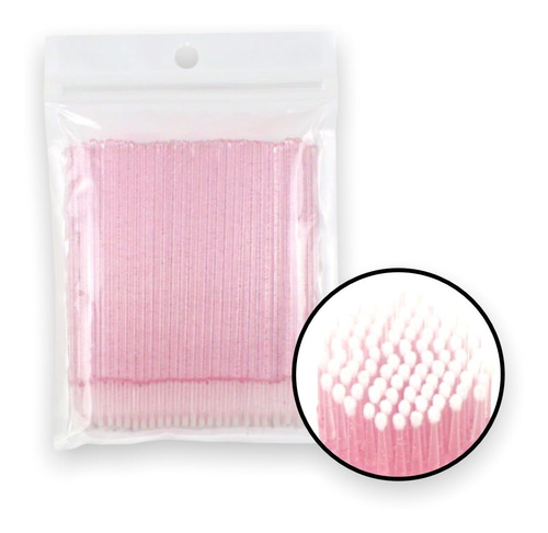 Microaplicador O Microbrush Glitter Para Extensión Pestañas