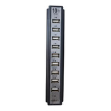 Extensión Multi Puerto Hub 10 Puertos Adaptador Usb 2.0 Led 