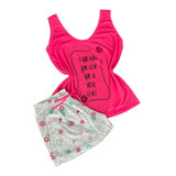 Kit 6 Baby Doll Feminino Regata Adulto Estampado Atacado 