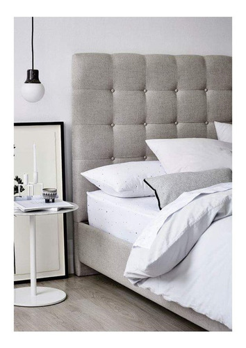 Cabecero Girs Reims  Gris              Cama Doble 140*80