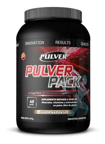 Pulver Pack X44 Pulver Vitaminas Minerales Aminoácidos