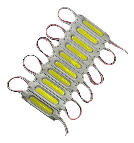 Modulo Led Cob Capsula 6818 Para Exteriores 12v 10 Piezas