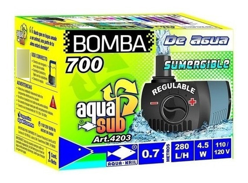 Bomba De Agua Mini Sumergible 0.70m Fuente Acuario 4203