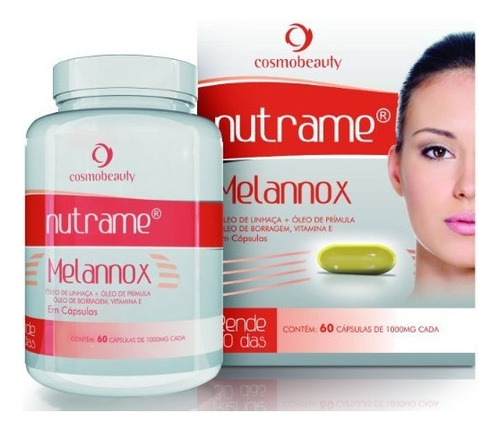 Nutrame Melannox 60 Capsulas Nutricosméticos Cosmobeauty