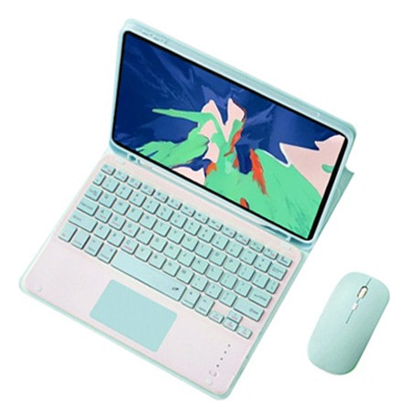 Capa Para iPad 9ª/8ª/7ª Geração Com Teclado Touch E Mouse