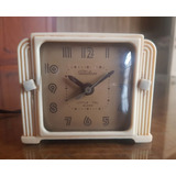Reloj Telechron Electrico Art Deco De Baquelita Vintage